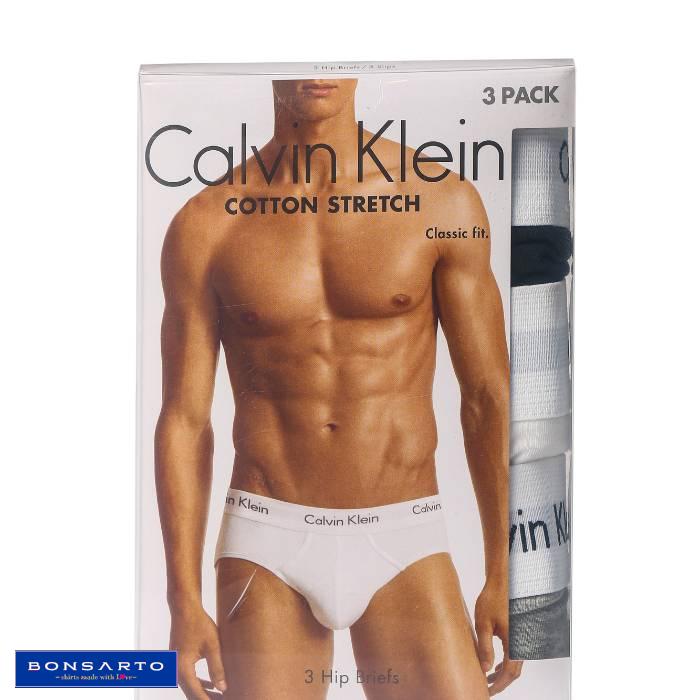 Calvin Klein Beyaz, Siyah, Gri Hip Briefs 3'lü paket **Beden: XL