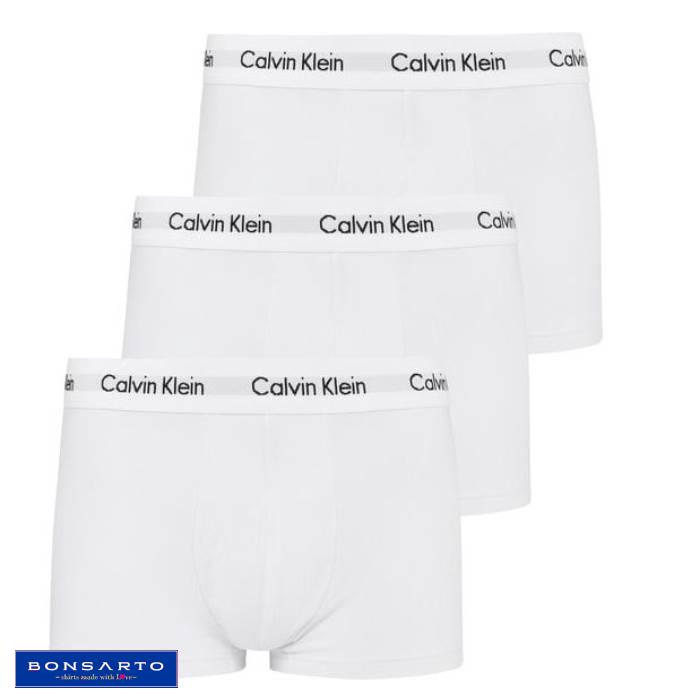 Calvin Klein Beyaz Low Rise Trunk 3'lü paket **Beden: S